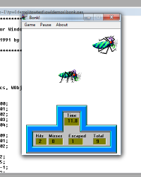 Bonk! Demo Program running
